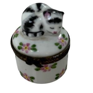 Limoges Box with Kitty